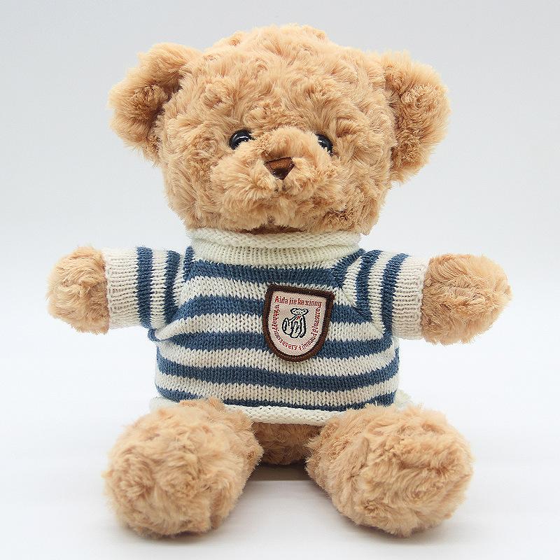 Plush Toy Teddy Bear Doll Sweater Bear Doll Birthday Gift Plush Doll Stall