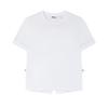 Trendy Casual Fashion Versatile Short Sleeve Regular T-Shirt Women Tops White F11W524110F-WT