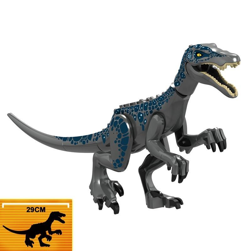Big Size 24-28cm Green T-rex Lego Dinosaurs Jurassic Park Figure Toy Children Holiday Gifts
