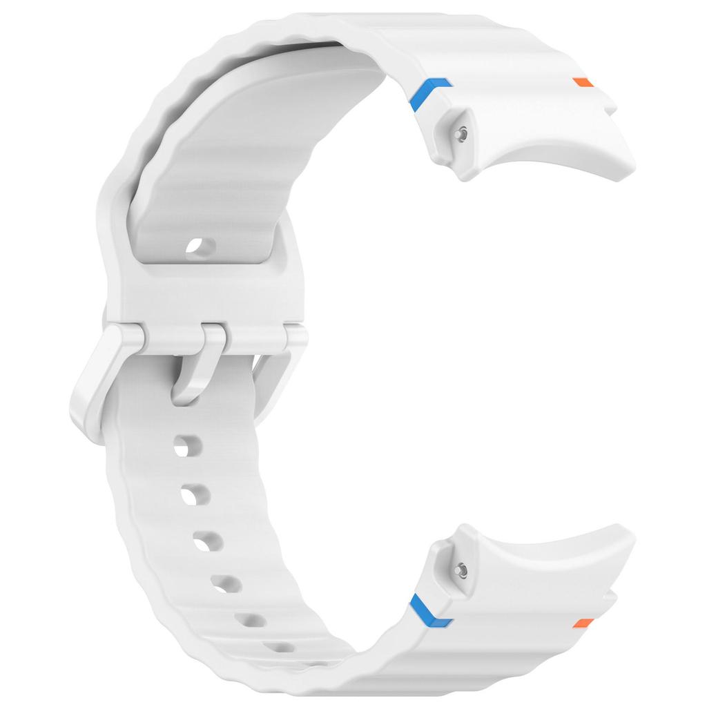 Compatible Silicone Strap with Colorful Buckle for Samsung Galaxy Watch7/FE/6/5/4