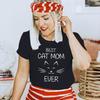 Best Cat Mom Ever Shirt Fun Mama Life Tshirts Cartoon Animal Cat Tees Women Short Sleeve Retro Mothers Day Gifts Tshirts Tops