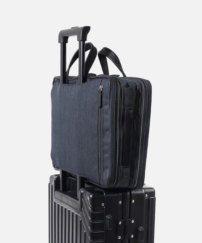 ISIT Le Ciel II Business Backpack, 3-Way, Fits B4 and 15.6-inch PCs, Men's Briefcase, Water-Repellent, No. 962514 (Black)