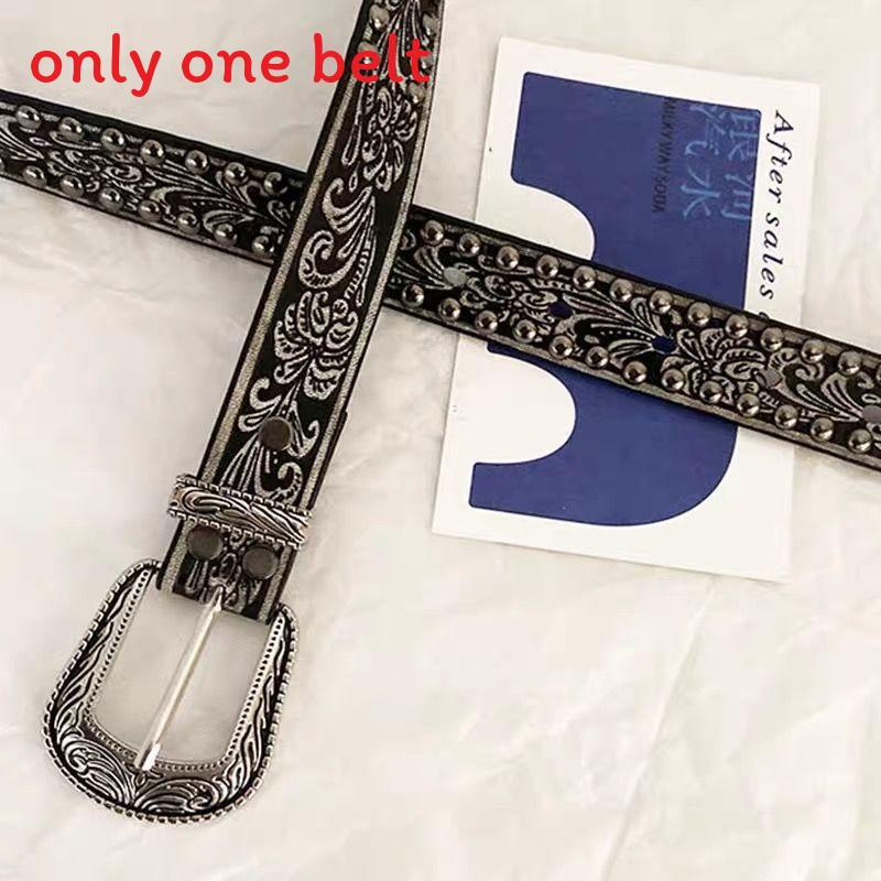 Bohemian Rose Carved Leather Belt For Women Fashion Accessory Summer 2024