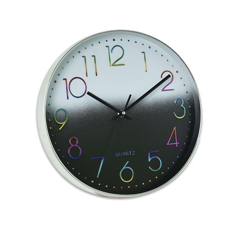 

12-дюймовые 30 см Бесшумные настенные часы Модные для дома, гостиной Трехмерные цифровые простые часы Type B