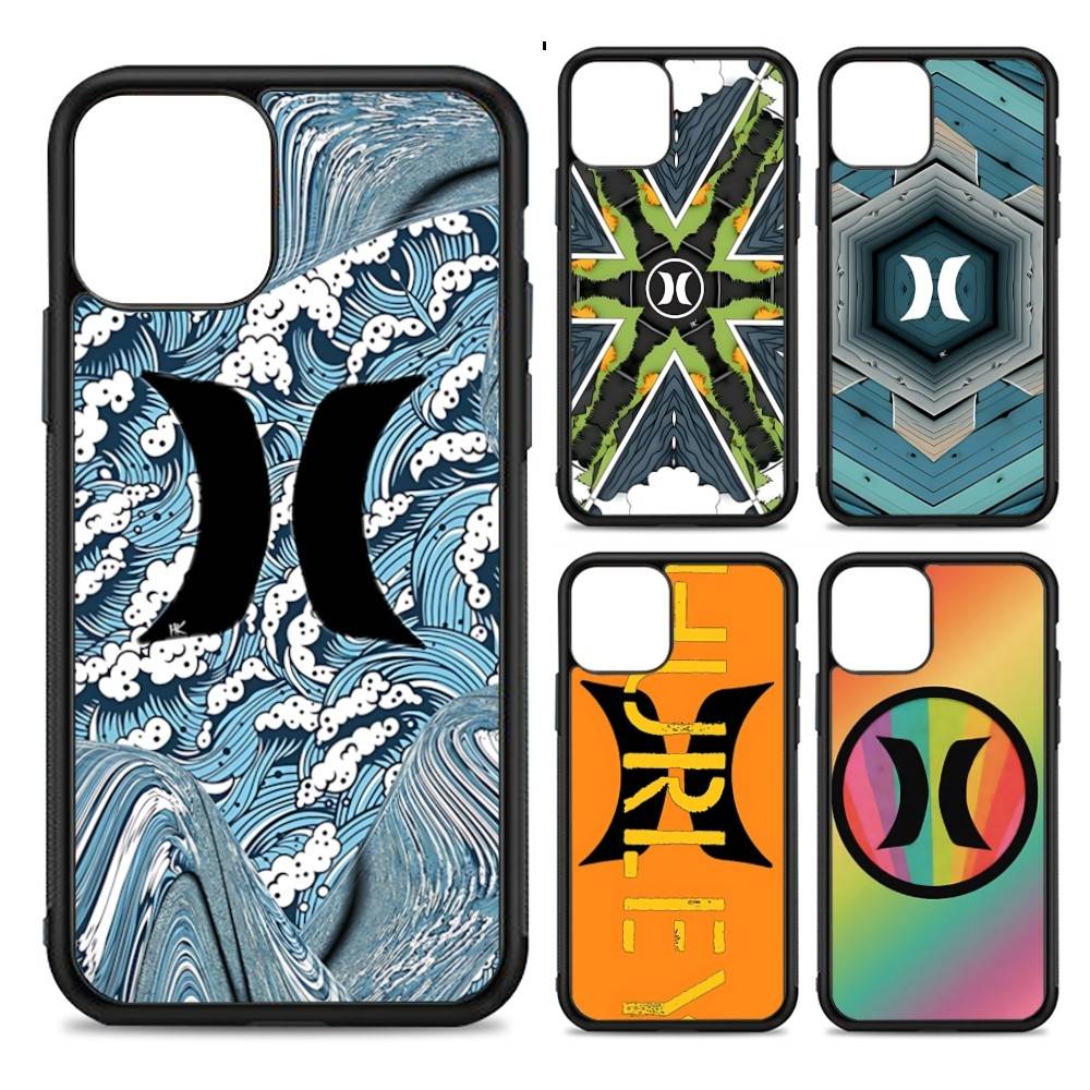Klassische Berühmte Marke H-HurleyS Logo Für Iphone 17 Air 16 15 14 13 12 11 Pro Max TPU+PC Plus Stoßfeste Rückseite Handyhülle