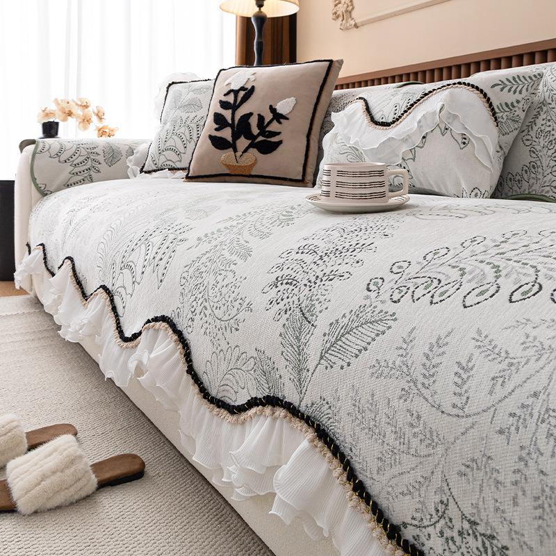 

2025 новый диванная подушка особой формы цельная прямой ряд нескользящая подушка сиденья дивана универсальная на четыре сезона диванное покрывало-полотенце 70*70cm