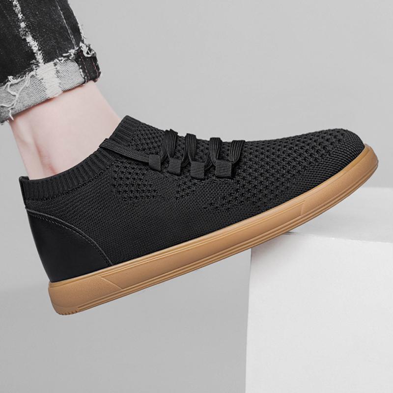 Fashion Breathable Mens Summer Shoes New Arrival Male Mesh Flats Handmade Soft Sole Casual Shoes Comfortable Sneakers Versatile Trainers