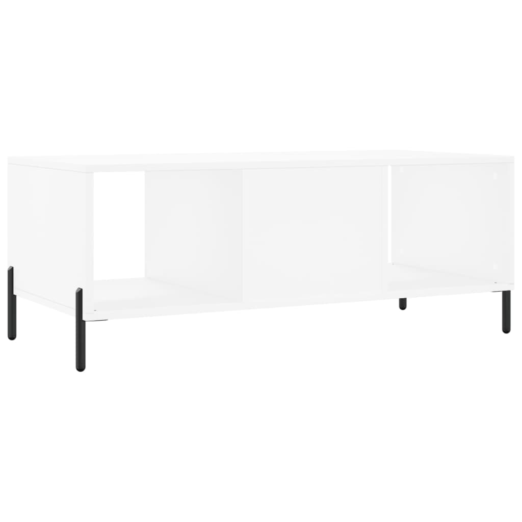  Coffee Table, White, 102x50x40 Cm, Wood-based Material