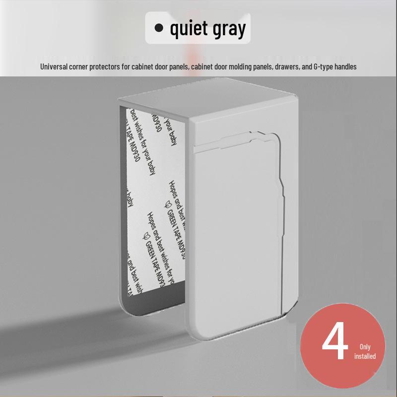 Cabinet & Furniture Corner Bumper: G/U-Shaped Anti-Collision & Anti-Scratch Door Handle Protector
