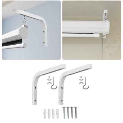 Adjustable Projector Screen Ceiling Mount L Brackets Universal Projector Holder for Home Theaters Cinema Screen