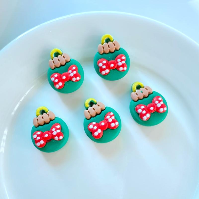 20Pcs New Cute Mini Christmas Collection Flat Back Resin Cabochons Scrapbooking DIY Jewelry Craft Decoration Accessorie