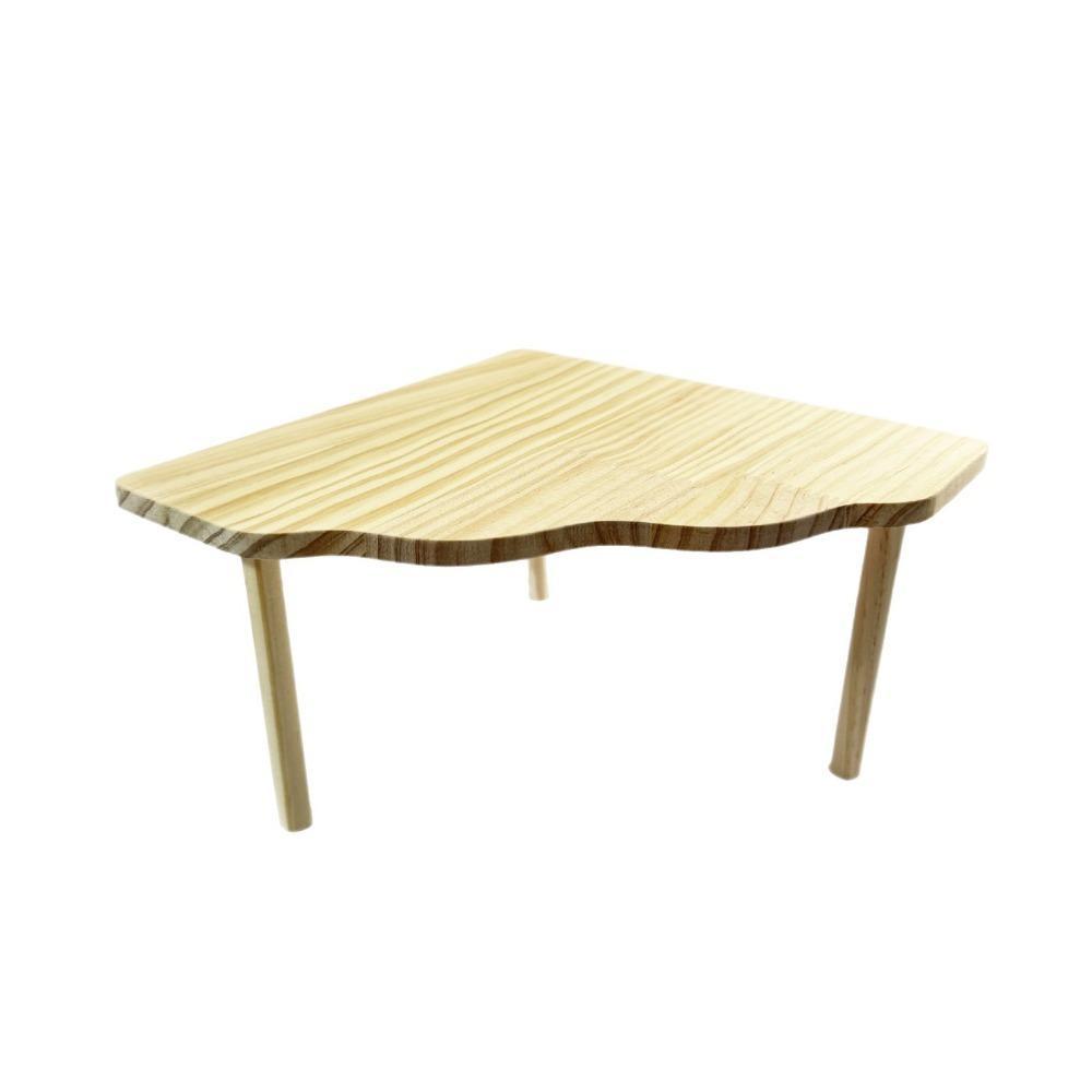 Wooden Hamster Platform Funny Mini Wood Table Playset Small Pets Playing Stand  For Chinchilla