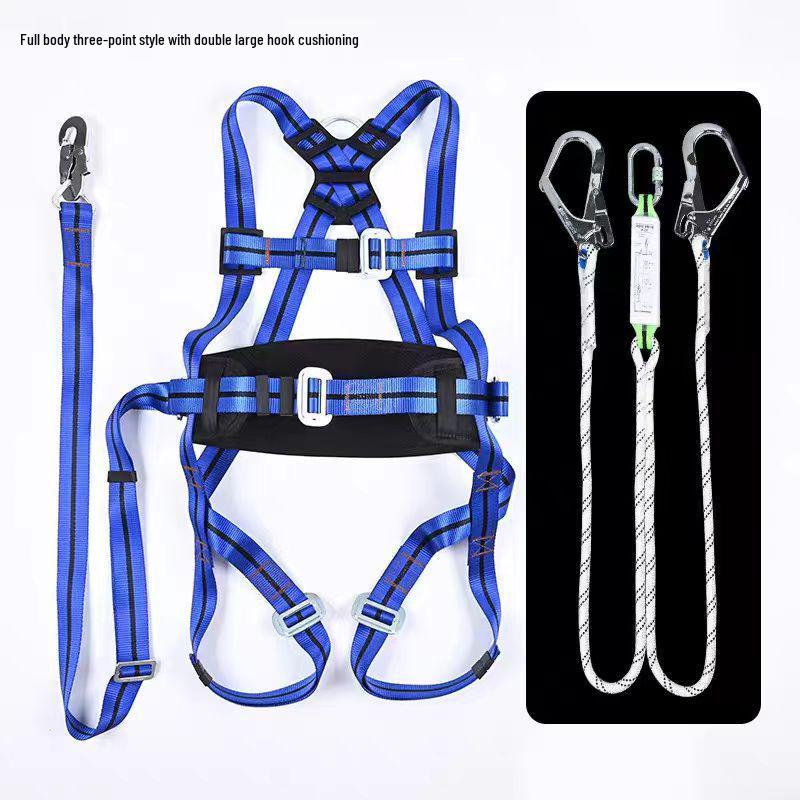 Europejska Uprząż Bezpieczeństwa Elektryka Wysokogórskiego z Konstrukcją Podwójnego Grzbietu i Liną Amortyzującą