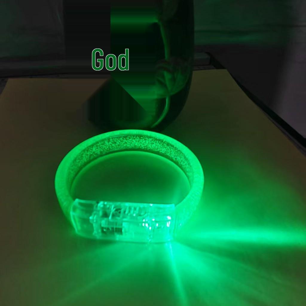 

LED Glowing Concert Bracelet - Colorful Flashing Acrylic Wristband
