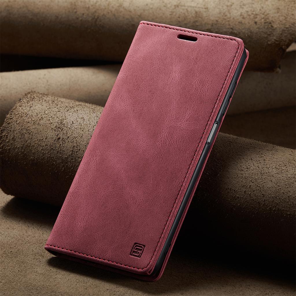 Premium Vintage Leather Wallet Case for Samsung Galaxy A41 - RFID Blocking Flip Cover with Card Slots, Shockproof Protective Phone Case (4 Colors)