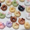 30Pcs Cartoon Doughnut Nail Art Decorations Mix Shapes Nail Charms Manicure Decals for Nail Salon Accessories