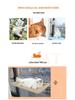 Removable, Washable Cat Hammock with Suction Cups - Perfect for All Seasons