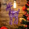 Hanging Decor for Party 2D Acrylic Goat Christmas Tree Ornament, Zodiac Pendant with Gold String, Year Holiday Ornaments of The Ornament 2027, Chinese