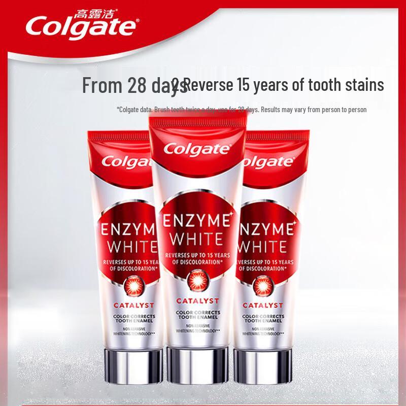 Импортная отбеливающая зубная паста Colgate с ферментами