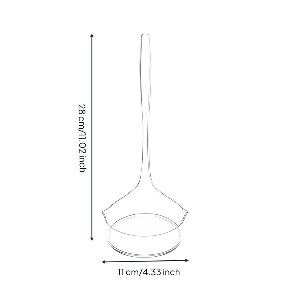 Weight-Separating Soup Ladle Transparent Weight Separator Food Grade