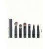 6pcs Portable Makeup Brush Set, Detachable Brush Heads, Mini Travel Makeup Brushes Nose Contour Brush, Concealer Brush, Eyeshadow Brush
