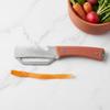 Stainless Steel Vegetable Peeler with Handle, Multi-Function Fruit Potato Peeler, 2-in-1 Bottle Opener, Ergonomic Rust-Proof Essential Kitchen Tool