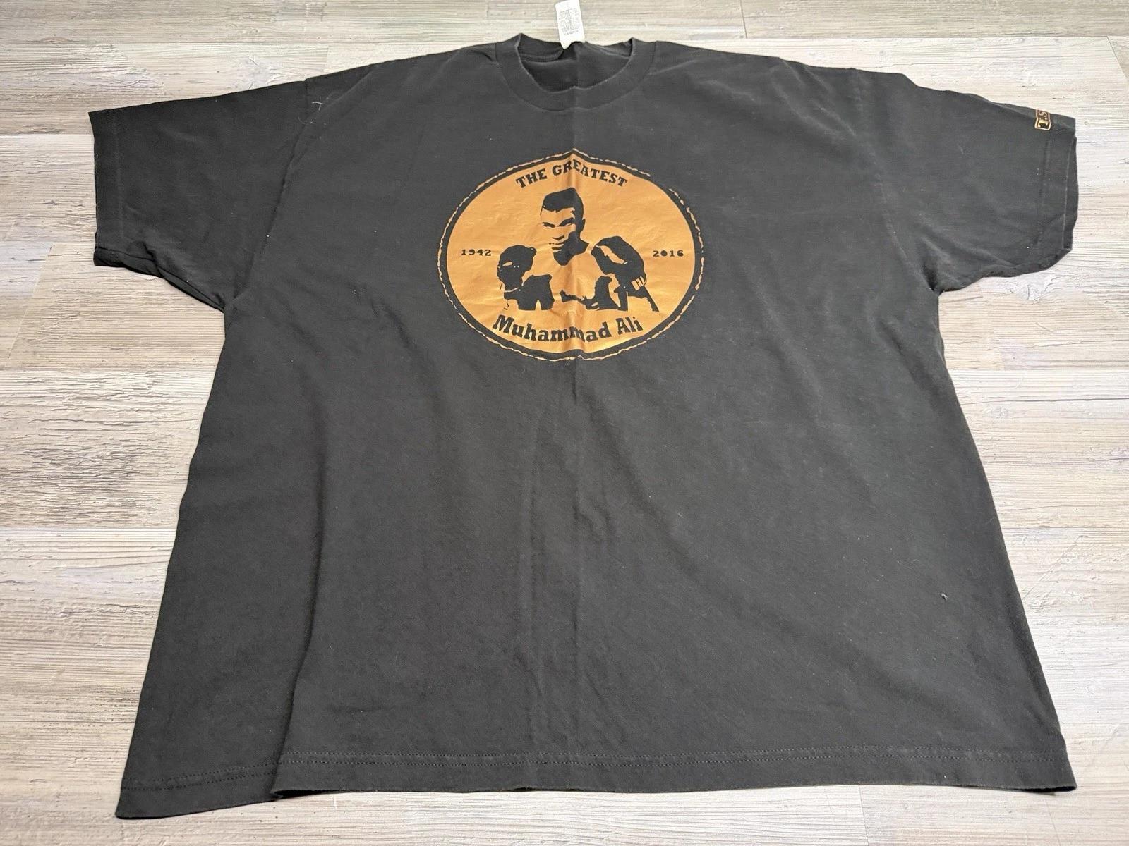 Muhammad Ali The Greatest T-Shirt Black Size 3XL Tribute 1942-2016 Boxing Champ M