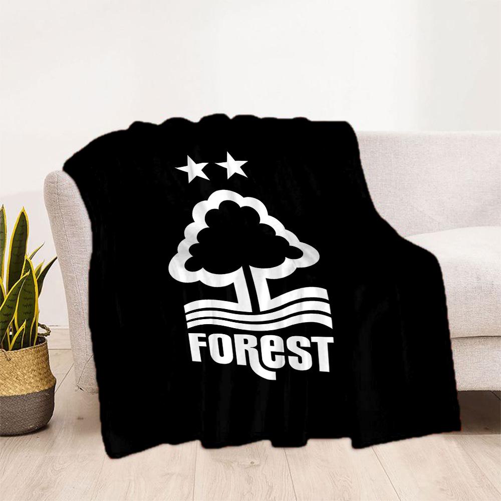 Tree Forest Logo Blanket Warmthful Decor Great for Couch Chair Picnics for All Occasions Stylish Decor Perfect Gift for Relatives and Friends