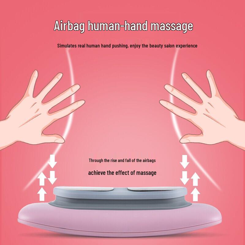 Hezheng Lumbar and Abdominal Massager with Red Light Therapy CN plug (adapter included)