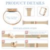 Diamond Case+Metal Strap For iWatch Ultra 2 Band 49mm 41mm 40mm Stainless Steel Bracelet For Apple Watch 9 8 7 45mm 44mm 42mm