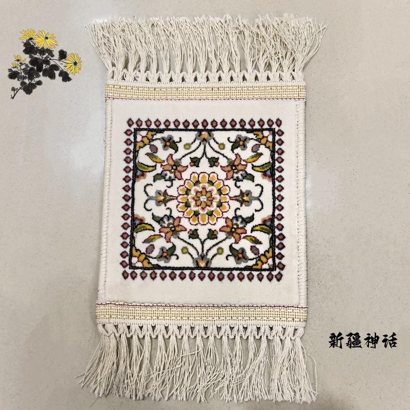 New Ethnic Carpet 2024, Wool Blend Floor Mat, Traditional Handmade Decor Tapestry Wall Hanging
