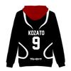 Felpe con cappuccio da uomo BLUE LOCK Stampa Anime Felpe Streetwear Pullover Largo Capi con cappuccio casual