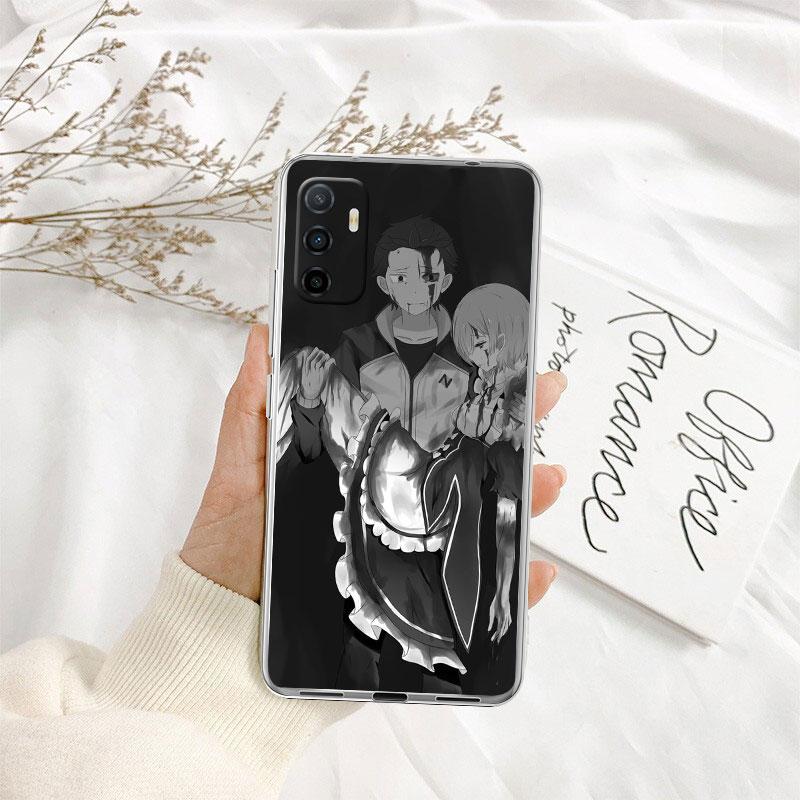 Re Zero Emilia Ram Rem Phone Case for Motorola Moto G10 G20 G30 G31 G32 G34 G35 G41 G42 G50 G51 G52 G55 G60 G60S G62 G71 G72 G75