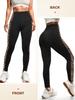 Side Leopard Print Fitness Yoga Pants Elastic Sports Cycling Casual Cropped Leggings