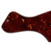 Guitar Pickguard for LP Jr./Les Paul Junior Guitar with Scratch Plate (4-Ply Red Tortoise)