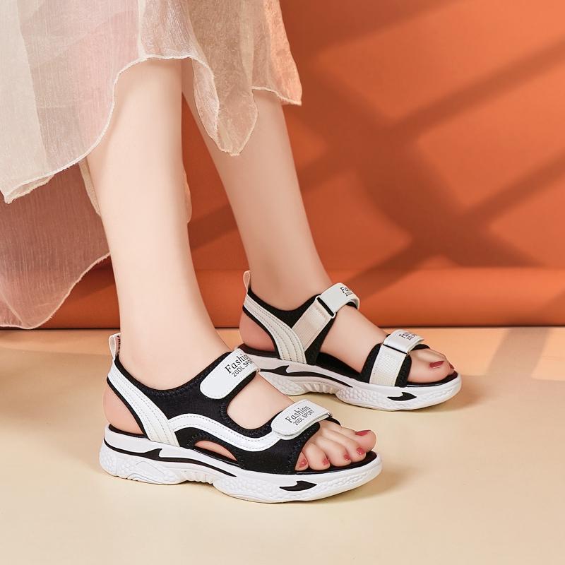 34-42 Moda Estiva Donna Suola MD Leggera Sandali Casual Scarpe da Spiaggia per Donna Pantofole per Ragazze