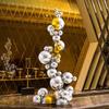 Stainless Steel Sculptures Large Floor Decoration Accessories Sculpture Nordic Home Decor Art Ornaments Luxury Bedroom Model