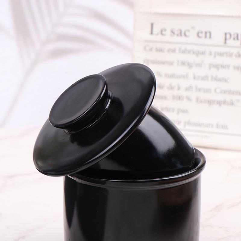 Ceramic Butter Cup Yellow Oil Tank Water Sealed With Lid Cheese Sealed Tank Creative Western Style Butter Box