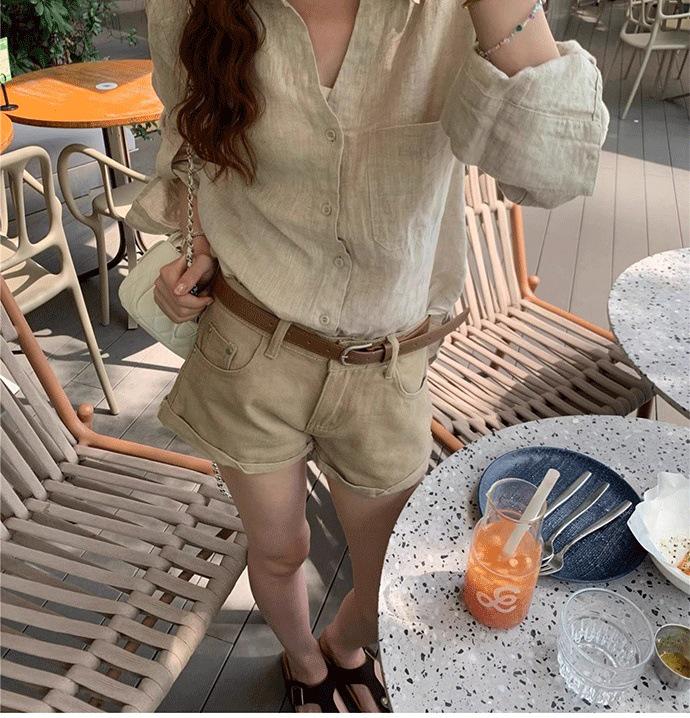 Women's French Retro Long Sleeve Shirt - 2026 Spring Collection, Loose-Fit, Classic Style