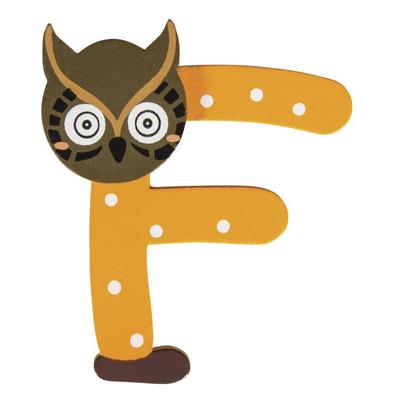 Wooden Alphabet for Child's Name 5 Cm Letter F