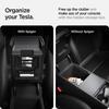 Spigen Hidden Storage Box for Tesla Model Y Juniper and Tesla Model 3 Highland Carbon Edition Center Console Organizer TO221H ACP07408 One-Touch