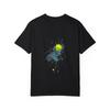Tennis T Shirt White Tennis Ball and Racket Splash Design for Sports and Casual Wear