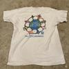 Vintage 90er Wir Müssen Händchen Halten Single Stitch T-Shirt Herren XL Frieden Lo