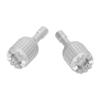2Pcs Drone Remote Controller Sticks Aluminum Alloy Silver CNV Machining UAV Joystick for Mini 3 Pro RC with Screen