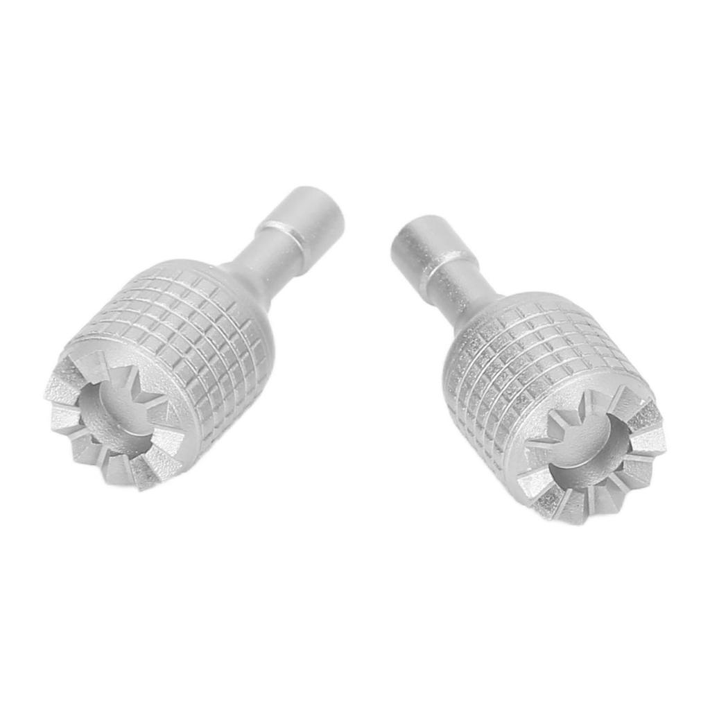 2 ks Hliníkové slitiny Stříbrné CNC Obrábění Dron Dálkový ovladač Kniply Joystick pro Mini 3 Pro RC s Obrazovkou
