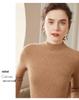 Women's High-Quality Cashmere Knit Base Layer Top - Long Sleeve, Tight-Fit, Warm & Soft Sweater for Autumn/Winter