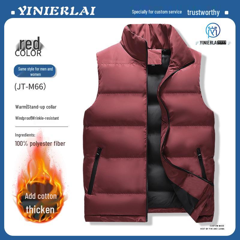 

Custom Logo Cotton Vest for Workwear, Business, Education, and Events 5XL