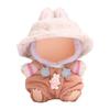 Rabu Cloth Pendant Dress Bow Plaid Scarf Set  Plush Doll Dress