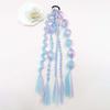 Multi-Color Lantern Bubble Twist Braid Long Gradient Hair Wrap  Music Festival