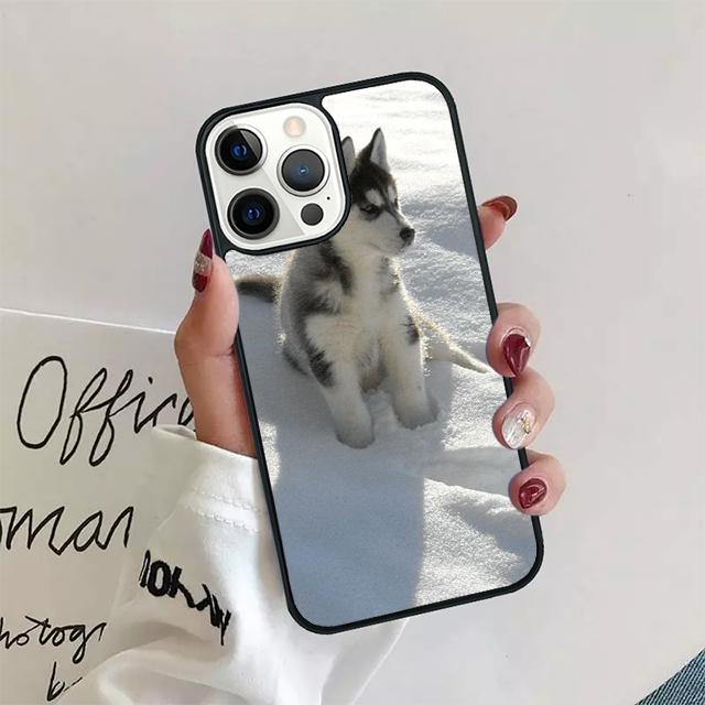 Beautiful Puppy Husky Phone Case Cover For iPhone 17 Air 15 16 14 13 12 Pro Max 11 Pro Max Plus Coque Shell